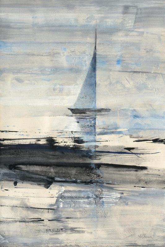Œuvre d'art murale géante « Sailing » 72 x 48