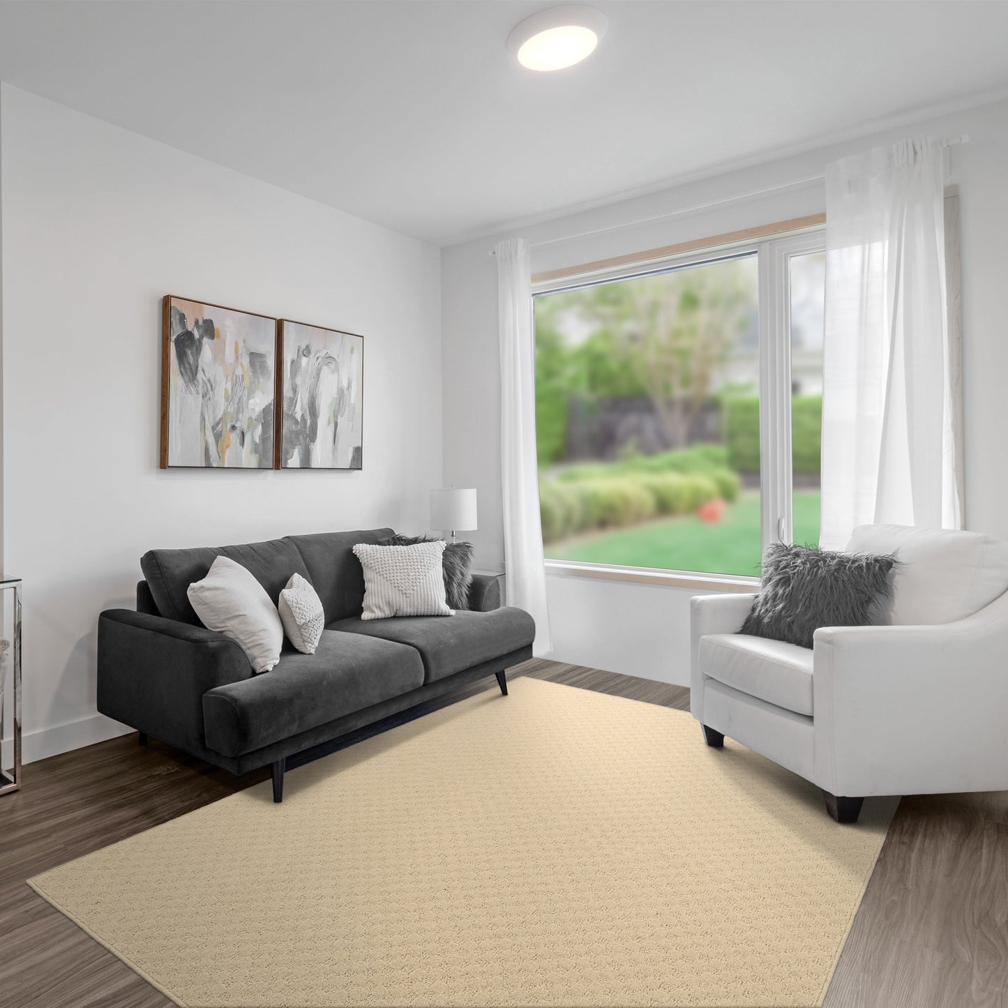 Tapis d'intérieur uni Garland Carpet Medallion