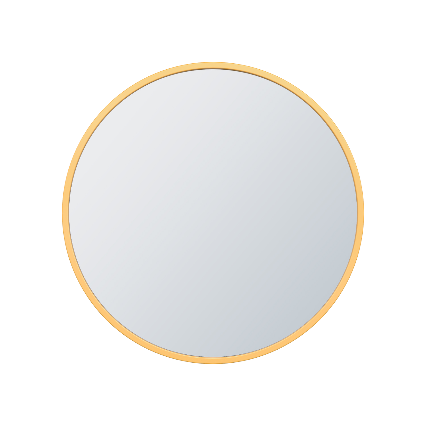 Arcus 24 X 24 Hand Crafted Round Mirror - Gold|Miroir rond Arcus 24 po x 24 po fabriqué à la main - doré