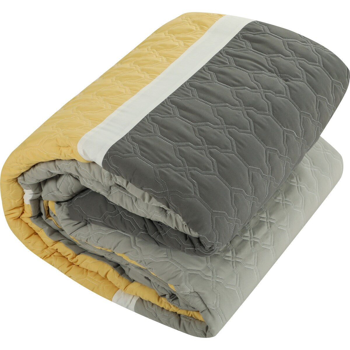 Ensemble de couette moderne à blocs de couleurs Nanshing Blake 7 pièces