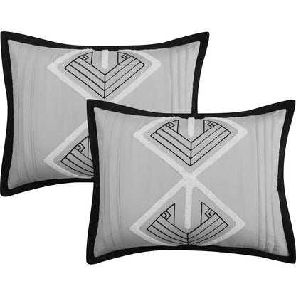 Ensemble de couette brodée en éponge Nanshing Corina 7 pièces