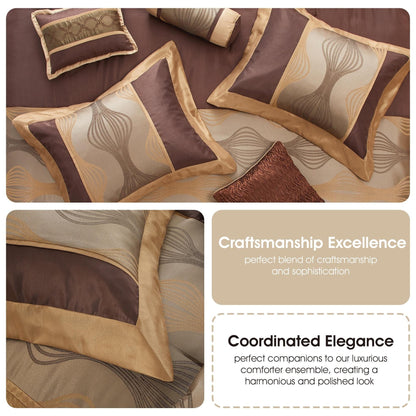 Ensemble de couette géométrique moderne 7 pièces Nanshing Daniella