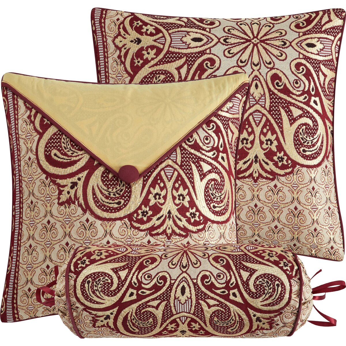 Ensemble de couette élégant à médaillon Nanshing Prince 7 pièces