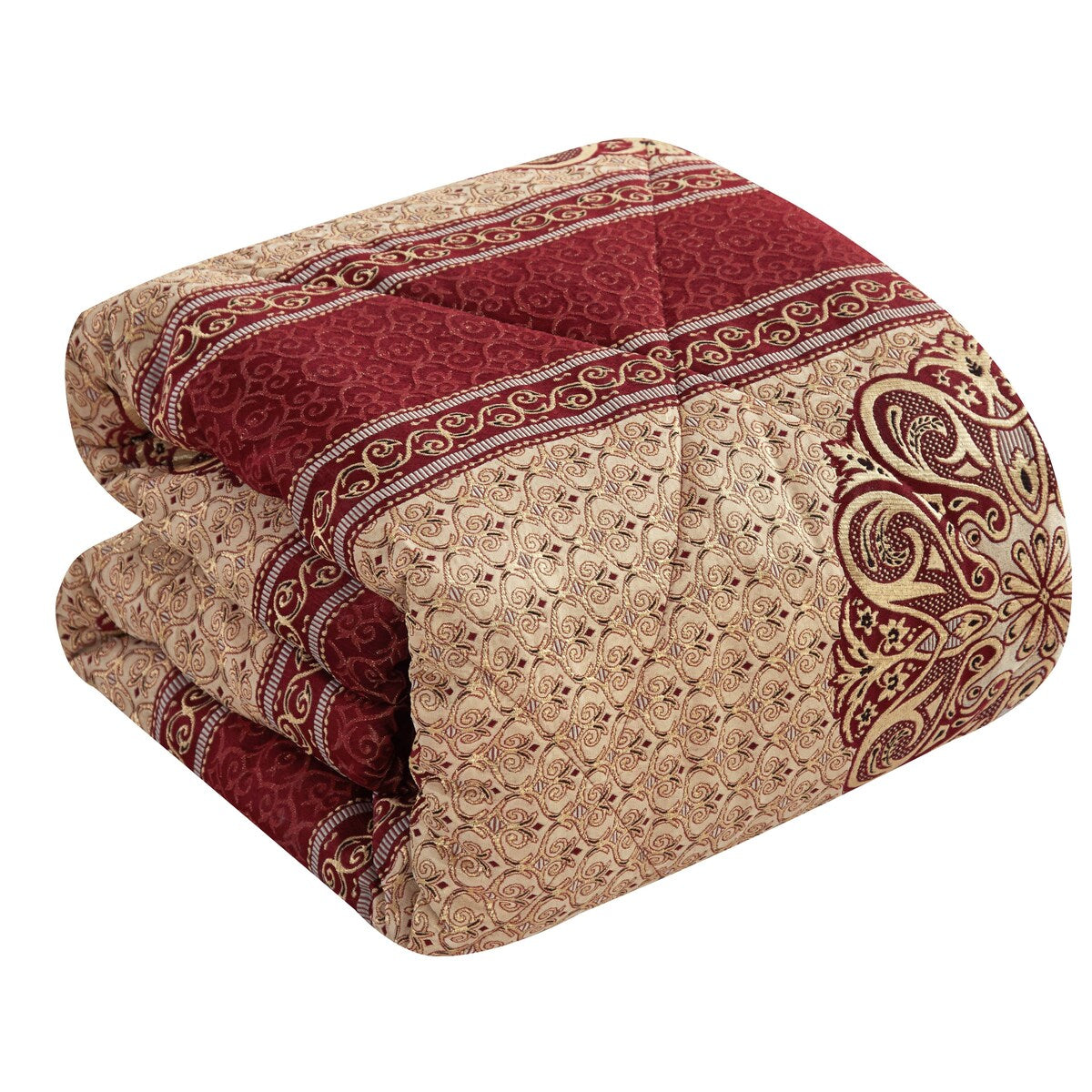 Ensemble de couette élégant à médaillon Nanshing Prince 7 pièces