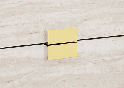 Hanna 18.25 2-Drawer Marble Accent Table - Beige &amp; Gold|Table d'appoint Hanna de 18,25 po fini marbre avec 2 tiroirs - beige et doré