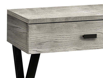 Harper 18.25 Accent Table with Drawer - Grey Reclaimed Wood-Look|Table d'appoint Harper de 18,25 po avec tiroir - apparence bois recyclé brun