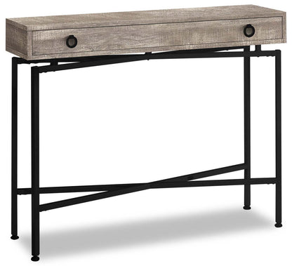 Harper 42,5 Po Sofa Table with Drawer - Taupe Reclaimed Wood-Look|Table de salon Harper de 42,5 po avec tiroir - apparence bois recyclé taupe