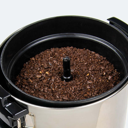 Cafetière Homecraft avec urne à café de 100 tasses et distributeur de boissons chaudes - HCCU100SS