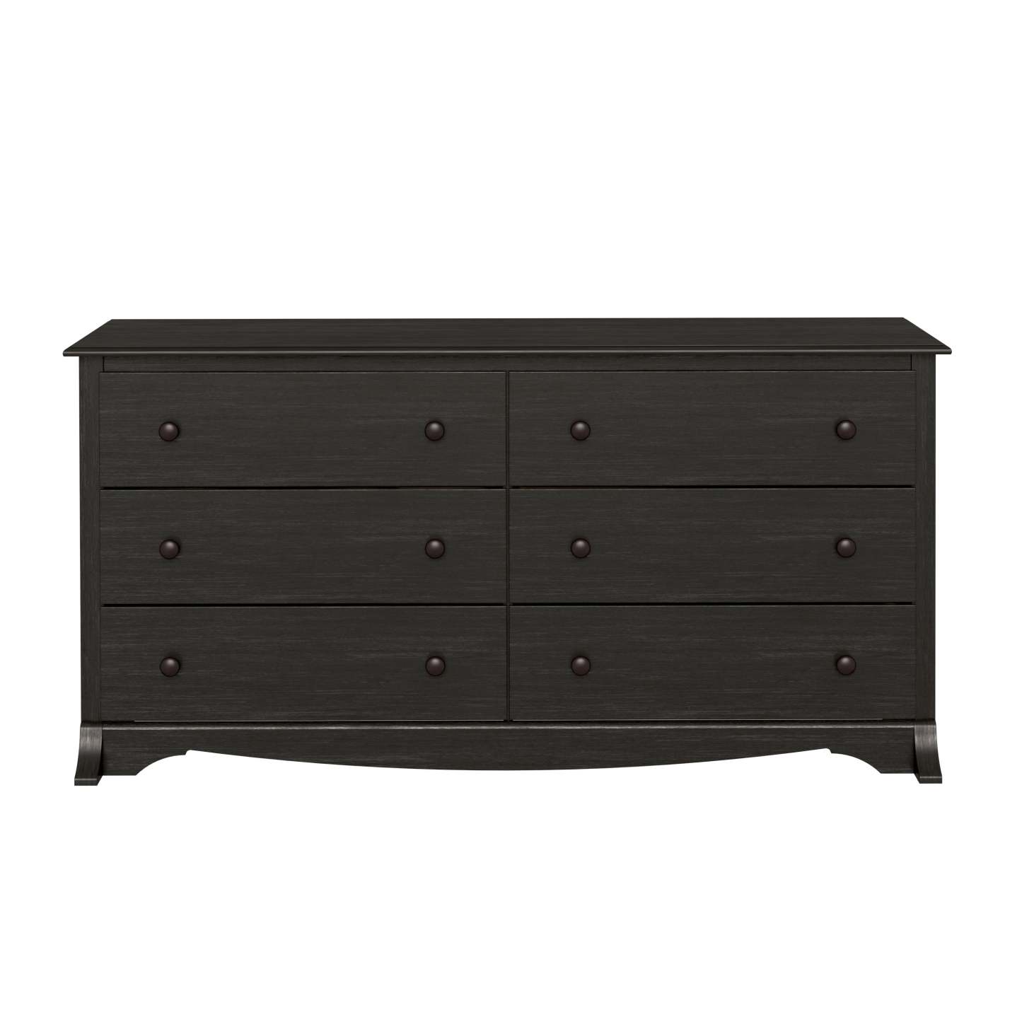 Commode Jade 6 tiroirs - Washed Black|Commode verticale Jade à 6 tiroirs - noir délavé