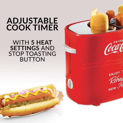 Grille-pain à hot-dogs Coca-Cola® Nostalgia - HDT600COKE | D64HWV9W