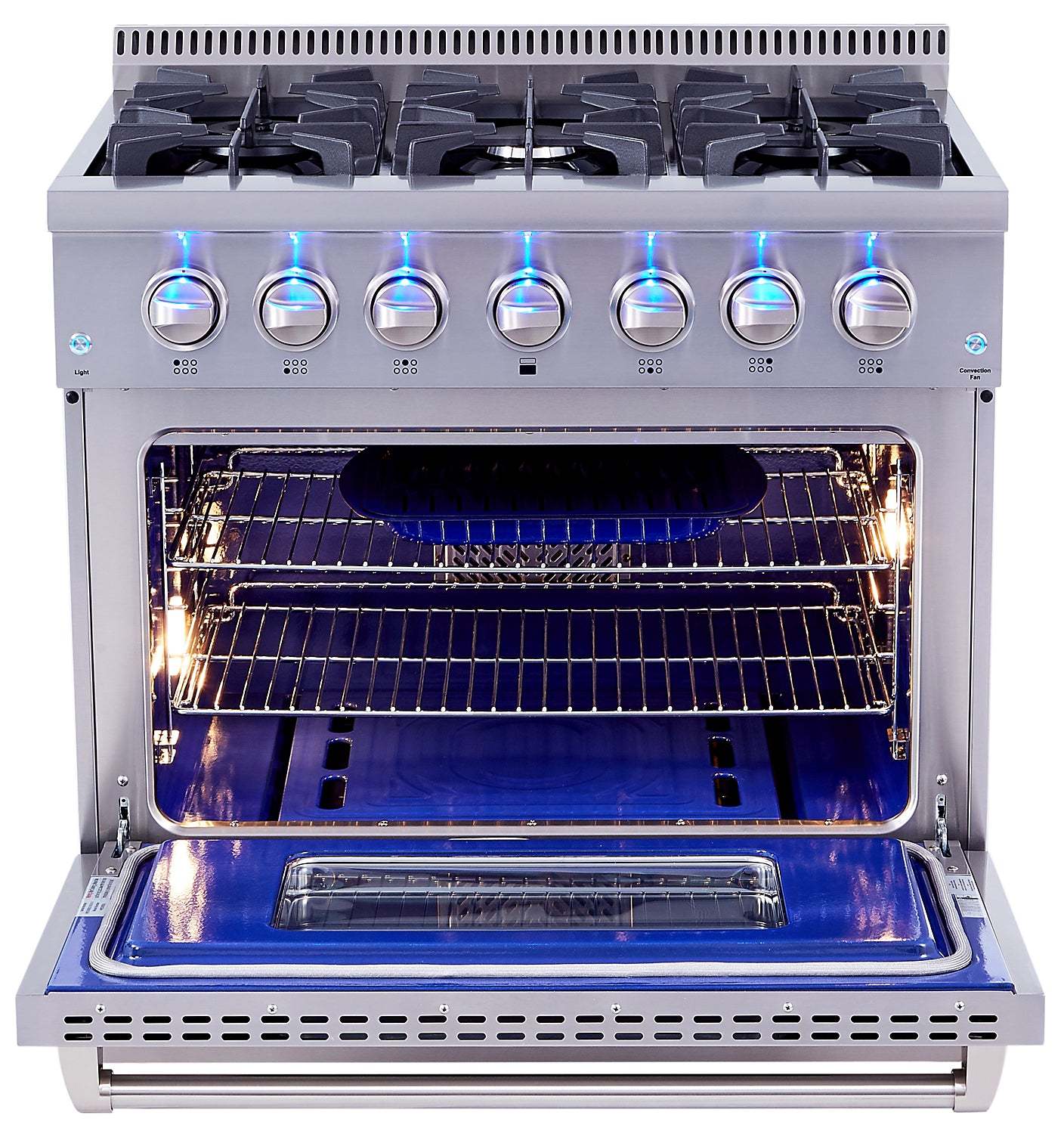 Thor Kitchen 5,2 pi³ Cuisinière hybride amovible - HRD3606U-SS|Cuisinière hybride amovible Thor Kitchen de 5,2 pi³ - HRD3606U-SS|HRD3606S