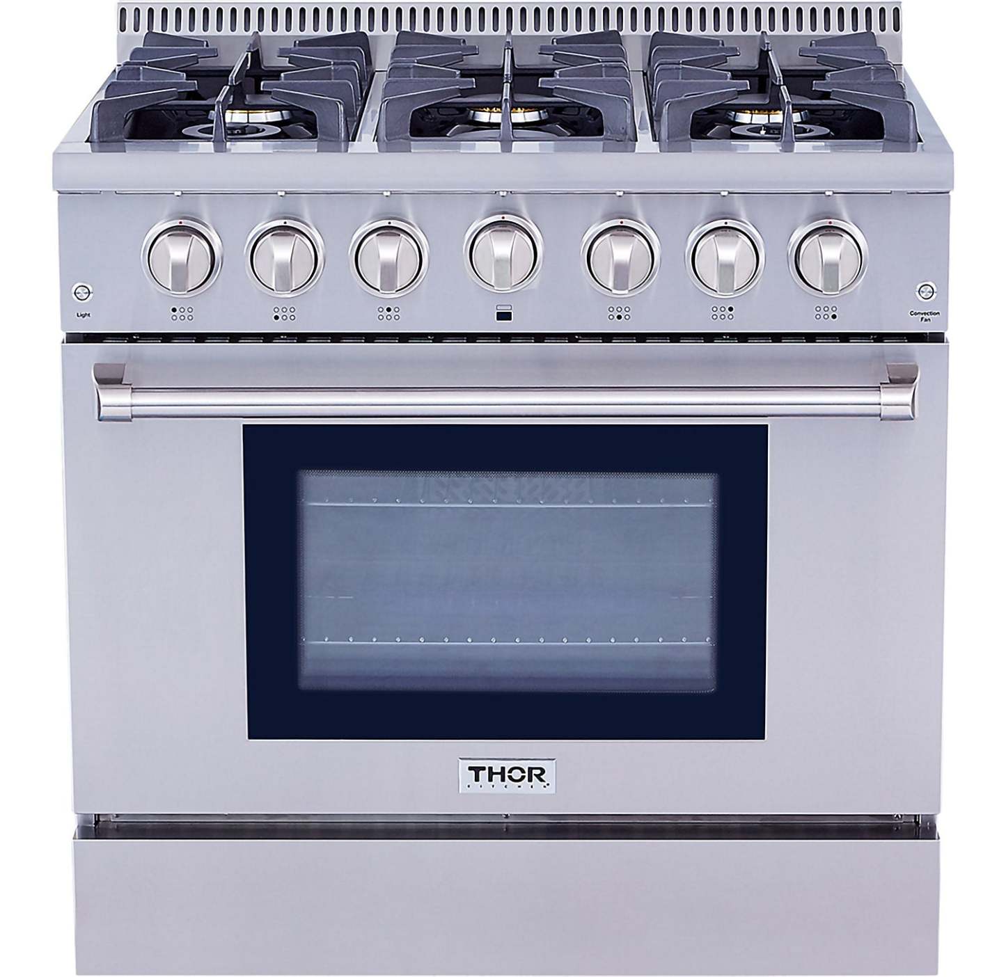 Cuisine Thor 5,2 Cu. Fort. Cuisinière à gaz autoportante - HRG3618U-SS|Cuisinière amovible à gaz Thor Kitchen de 5,2 pi³ – HRG3618U-SS|HRG3618S