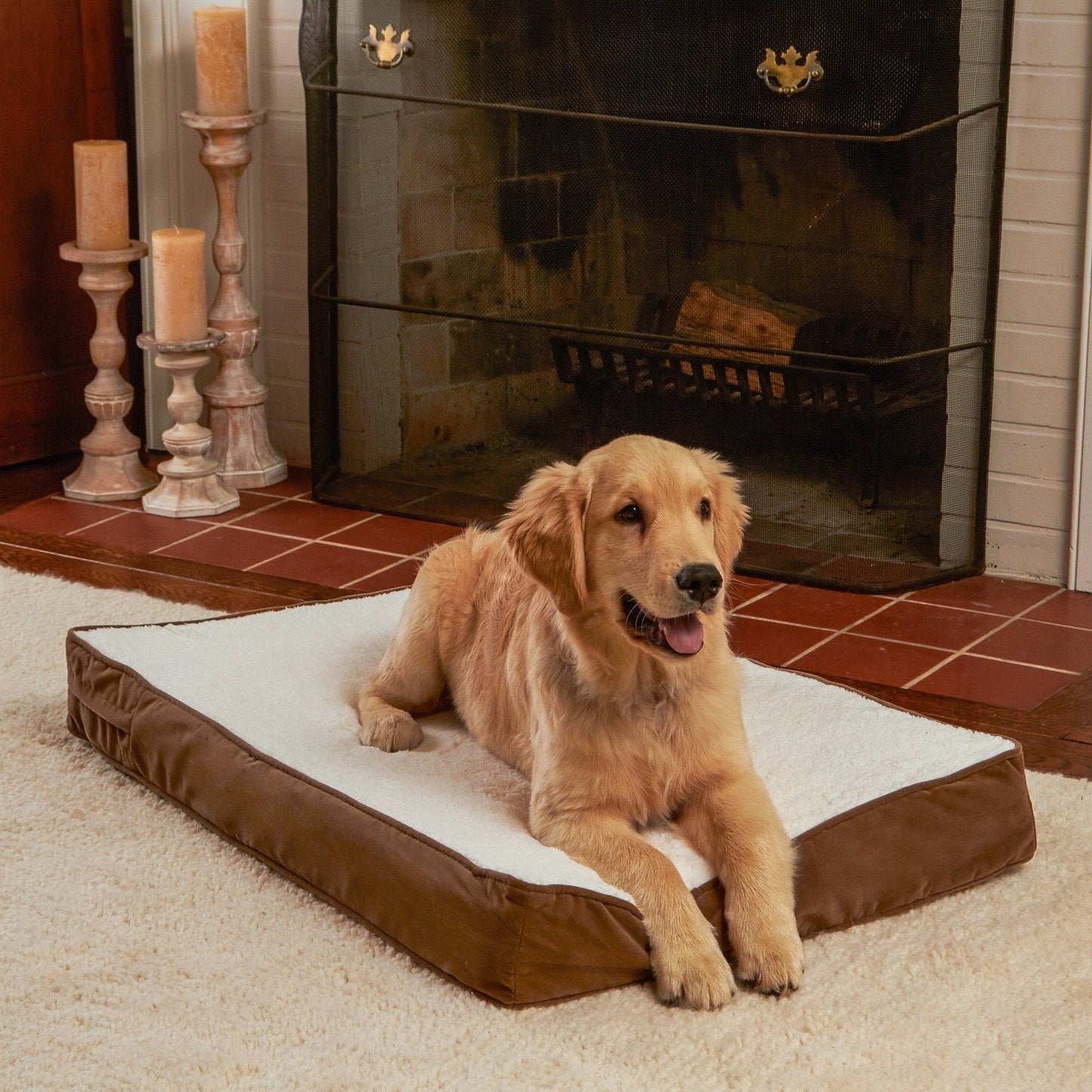 Lit orthopédique pour chien Happy Hounds Ozzie Mocha