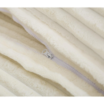 Canapé-lit Harmonia 109 W surdimensionné en velours côtelé, siège profond, double chaise longue avec 4 oreillers