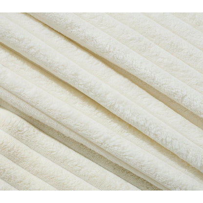 Canapé-lit Harmonia 109 W surdimensionné en velours côtelé, siège profond, double chaise longue avec 4 oreillers