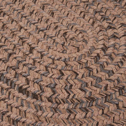 Tapis ovale réversible tressé Colonial Mills Hillsdale