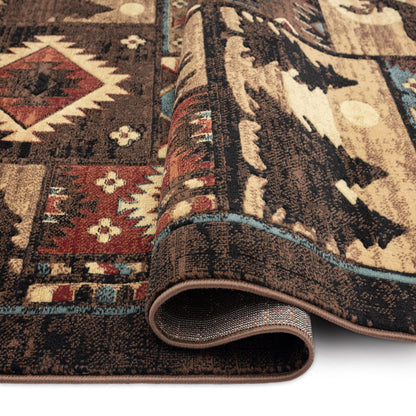 Tapis rustique Home Dynamix Buffalo Bear
