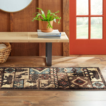 Tapis rustique Home Dynamix Buffalo Bear