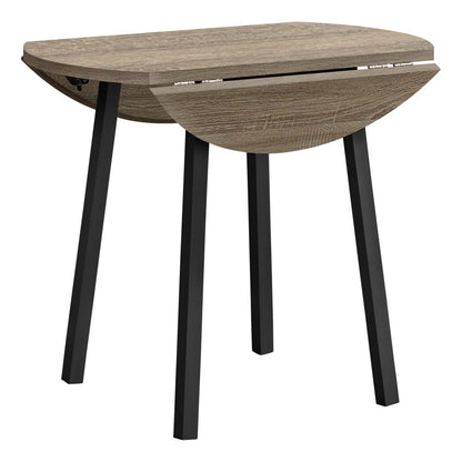 Petit ensemble de salle à manger 3 pièces avec 35 abattants - Taupe foncé |Petit ensemble de salle à manger de 3 pièces avec tablette rabatante de 35 po - taupe foncé|D90FAOZH