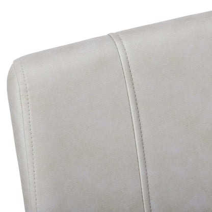 2pcs Grey Fabric Black Metal Dining Chair|Chaise de salle à manger en tissu gris et métal noir, 2 pièces|D90F3XGX