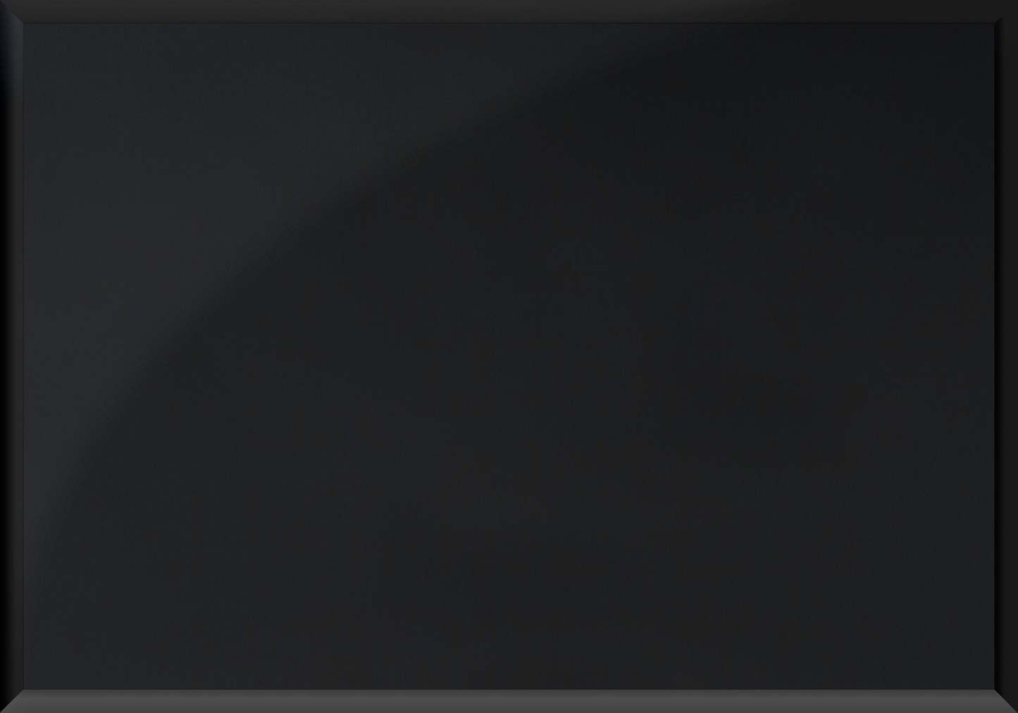 Black Metal Black Tempered Glass Accent Table|Table d'appoint en métal noir et verre trempé noir|D90FSNUB