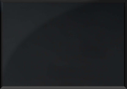 Black Metal Black Tempered Glass Accent Table|Table d'appoint en métal noir et verre trempé noir|D90FSNUB