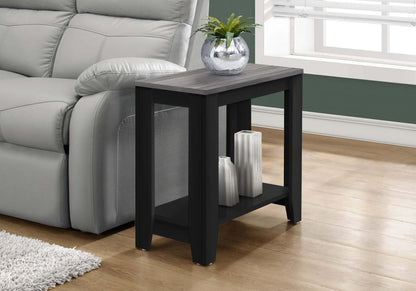 Black, Grey Top Accent Table|Table d’appoint noire et dessus gris|D90FBJMZ