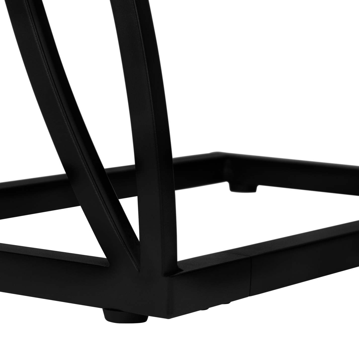 Table d'appoint en métal noir aspect pierre grise|Table d'appoint métal noir et d'apparence pierre gris|D90FKP9R