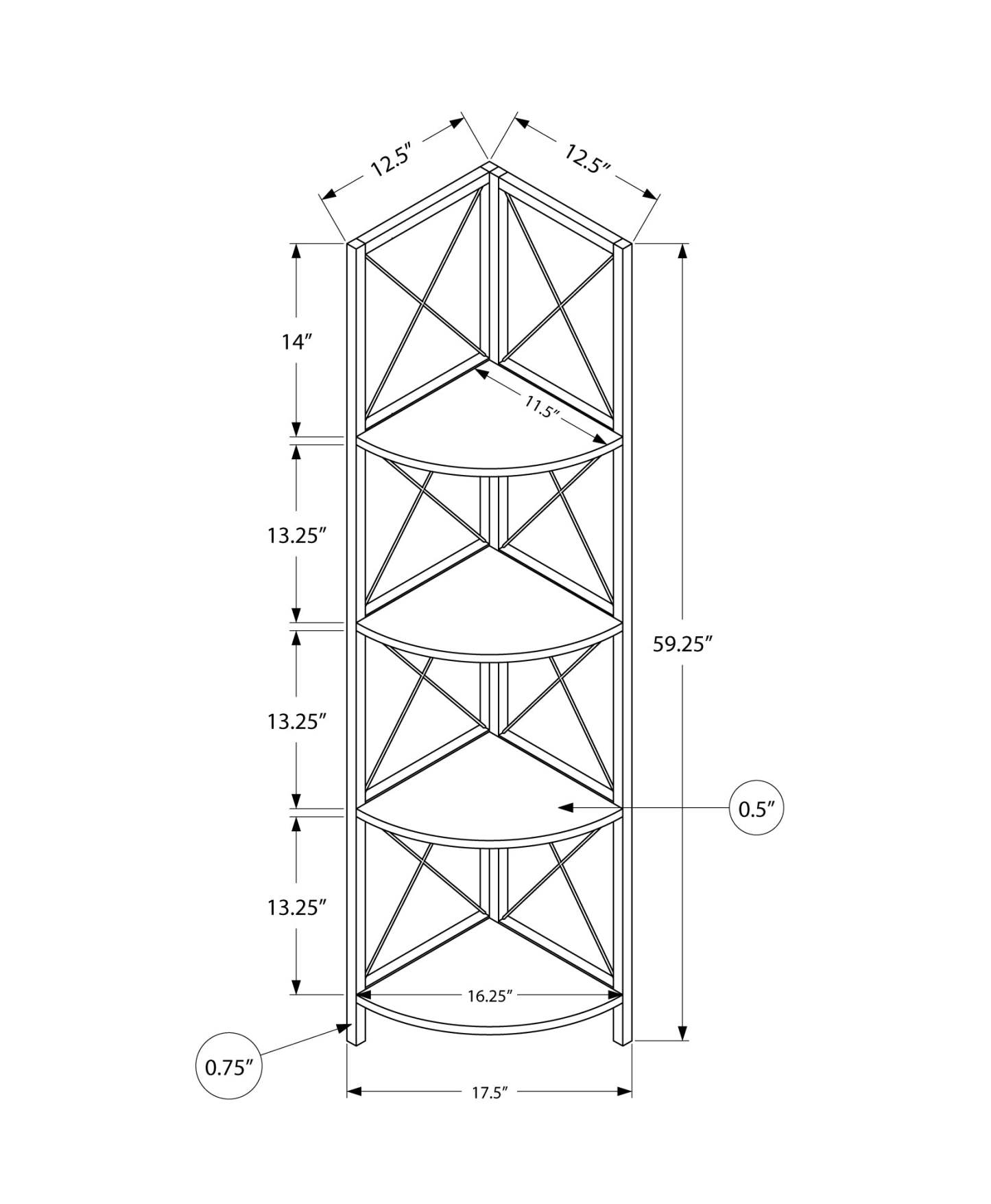Bibliothèque noire aspect bois de récupération marron|Bibliothèque noire et d'apparence bois recyclé brun|D90FON7I