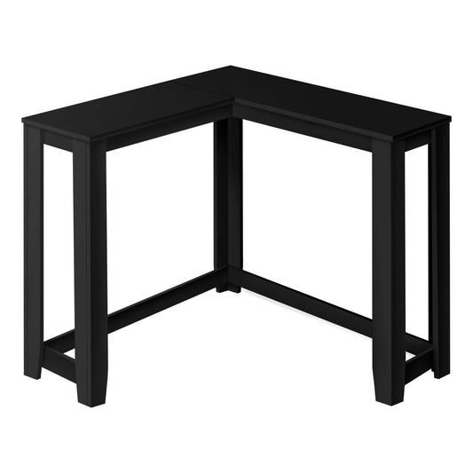 Table d’appoint console d’angle noire| Console en pièce noire|D90FC3GA