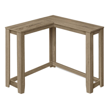 Table d'appoint console d'angle taupe foncé|Console en coin taupe foncé|D90FC8VK