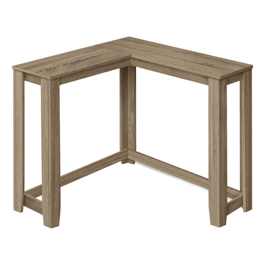Table d'appoint console d'angle taupe foncé|Console en coin taupe foncé|D90FC8VK