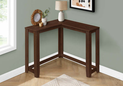 Table d'appoint console d'angle en cerisier|Console en coin cerisier|D90F6EA3