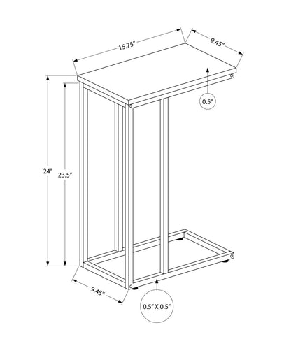 Table d'appoint noire | D90F5531