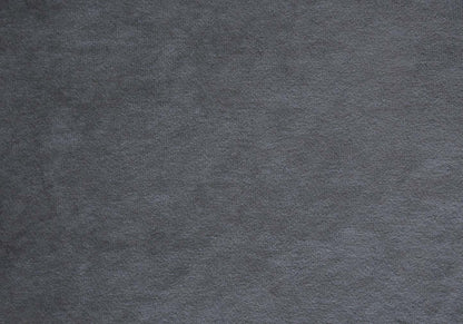 Dark Grey Velvet Bedroom Nightstand|Table de nuit en velours gris foncé|D90F7AVW