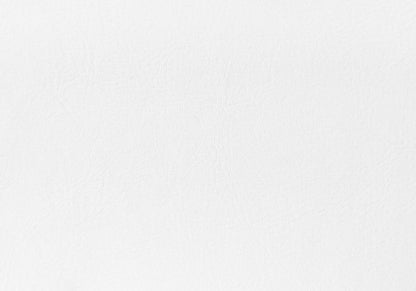 Lit simple d'apparence cuir blanc pour une personne | D90FALI3