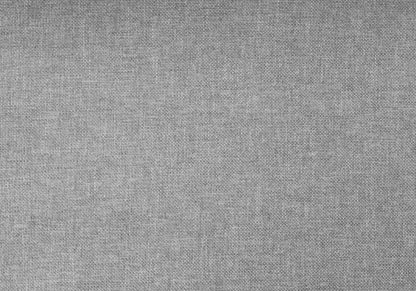 Queen Size Grey Linen with Chrome Legs Bed|Grand lit en lin gris avec pattes chromées|D90FLUW0