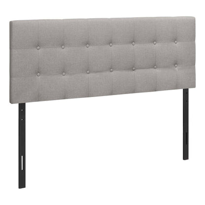 Queen Size Grey Linen-look Headboard|Tête de lit d’apparence lin gris pour grand lit|D90FTUTT