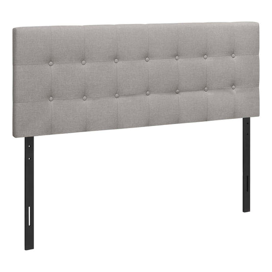 Queen Size Grey Linen-look Headboard|Tête de lit d’apparence lin gris pour grand lit|D90FTUTT