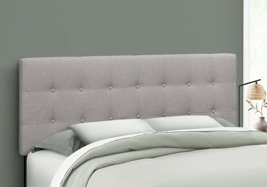 Queen Size Grey Linen-look Headboard|Tête de lit d’apparence lin gris pour grand lit|D90FTUTT