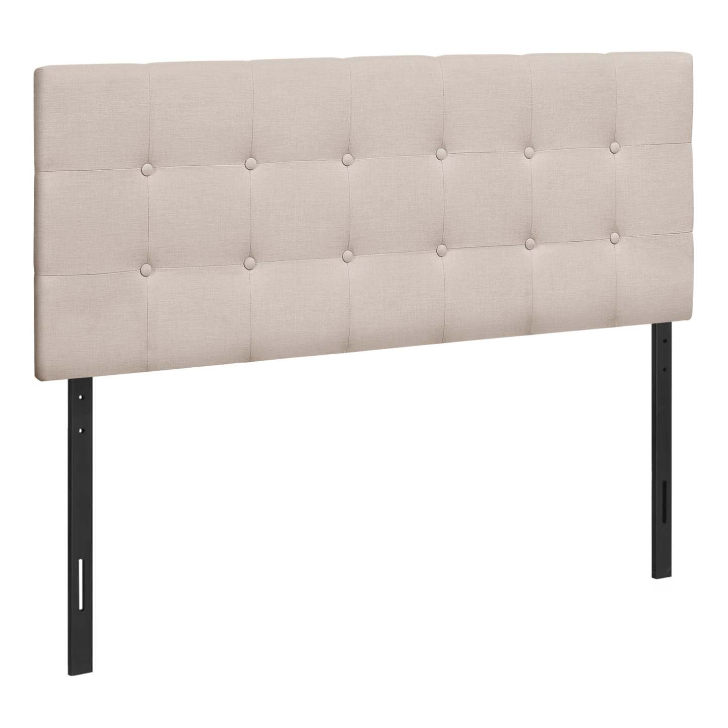 Tête de lit d’apparence lin beige pour lit double|Full Size Beige Linen-look Headboard|D90FYIGD