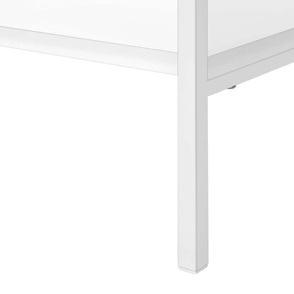 Bibliothèque en métal blanc blanc|Bibliothèque blanche en métal blanc|D90FL1YP