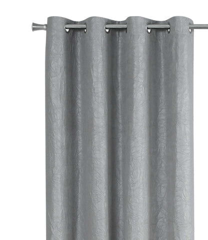 Panneau de rideau assombrissant argenté 2 pièces - 52 x 95|Rideau assombrissant 2 pièces argenté - 52 po x 95 po