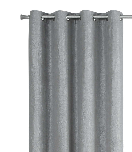 Panneau de rideau assombrissant argenté 2 pièces - 52 x 95|Rideau assombrissant 2 pièces argenté - 52 po x 95 po