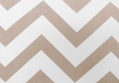 Chevron taupe foncé avec chaise d'appoint en métal chromé|Fauteuil d'appoint métal chromé avec motif de chevron taupe foncé|D90FBSPT