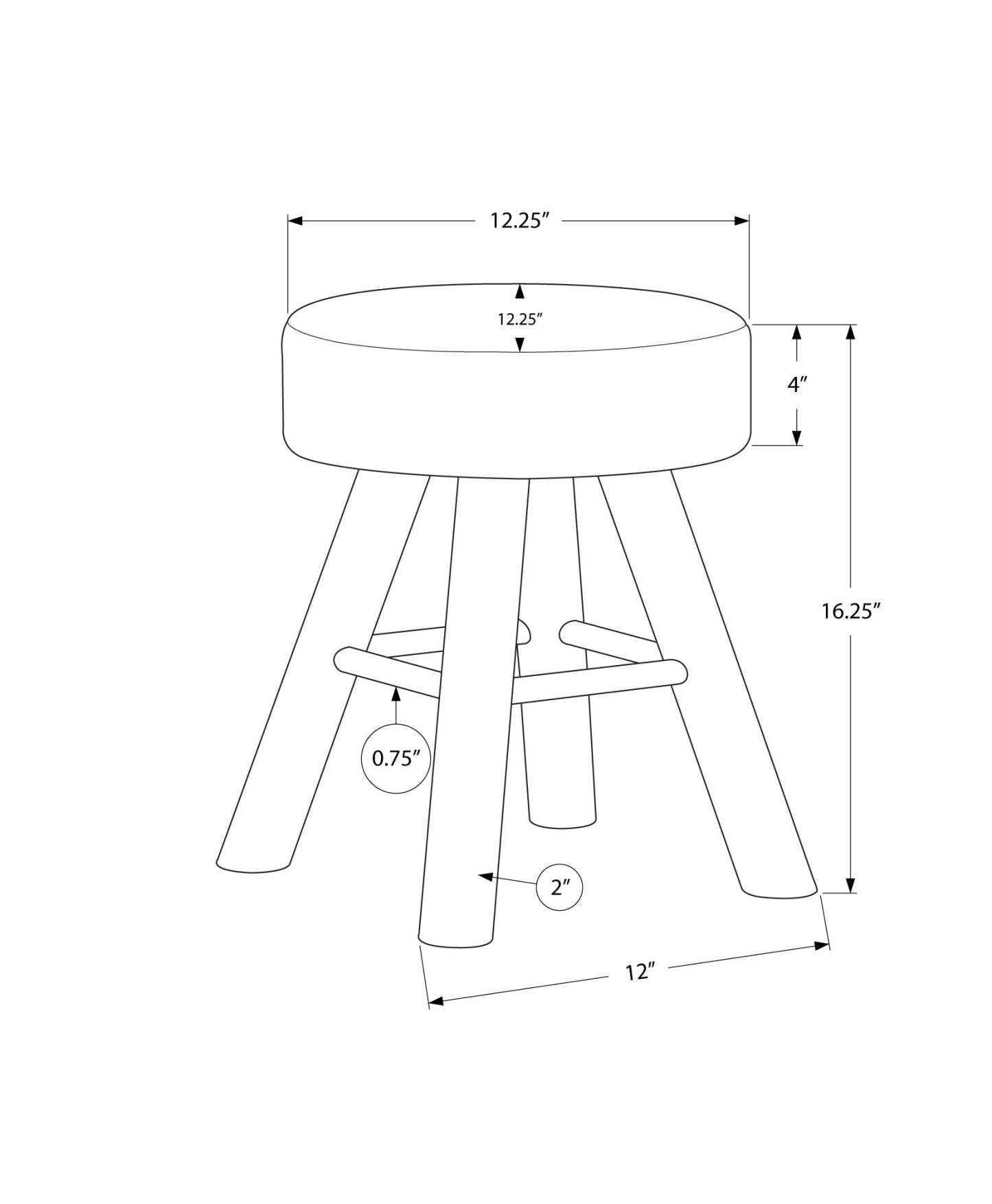Pouf tricot gris et naturel|Pouf naturel et tricot gris|D90FGD1Z