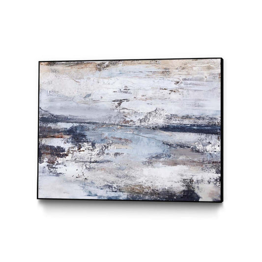 Œuvre d’art murale sur toile encadrée noire « Outline » 32 x 24