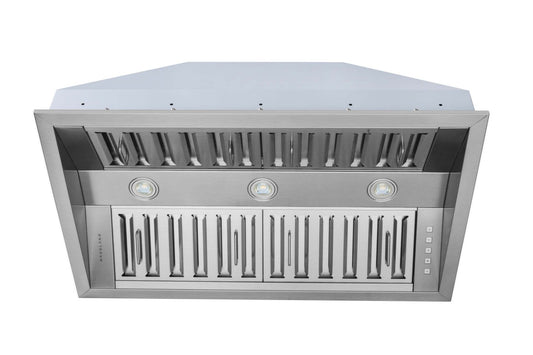 Hauslane Pro-Style 34 IN-R300 Hotte encastrable - IN-R300SS-34|Hotte de cuisinière encastrée de style professionnel Hauslane IN-R300 de 34 po - IN-R300SS-34
