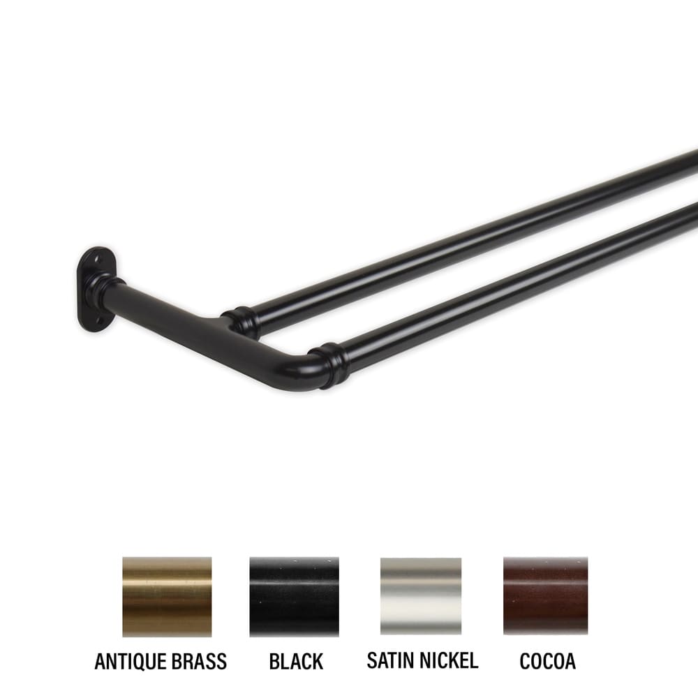 Tringle à rideaux occultante double InStyleDesign de 1,57 cm (0,62 pouce)