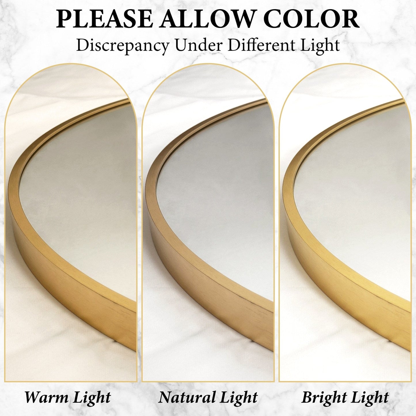 Miroir mural irrégulier Miroir mural décoratif asymétrique